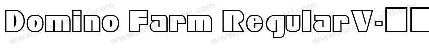 Domino Farm RegularV字体转换